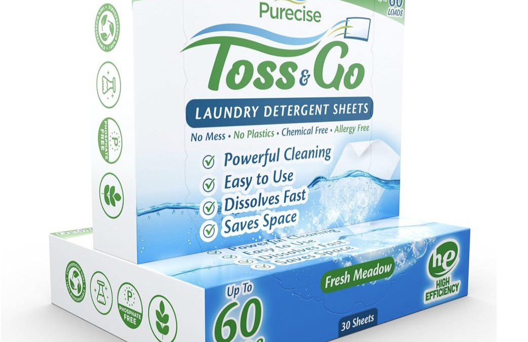 23% off Environmentally Safe Laundry Detergent Sheets – $11.48 {Up to 60 Loads of Laundry}