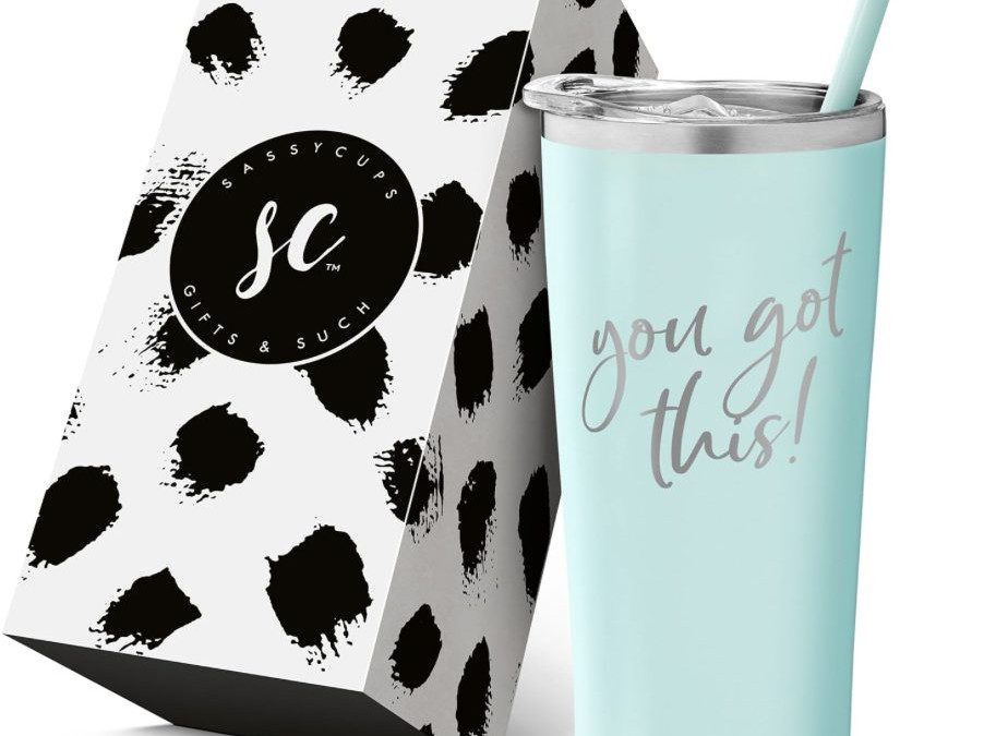 You Got This 22 oz Tumbler with Straw – $14.98 shipped! (Reg. $25!)