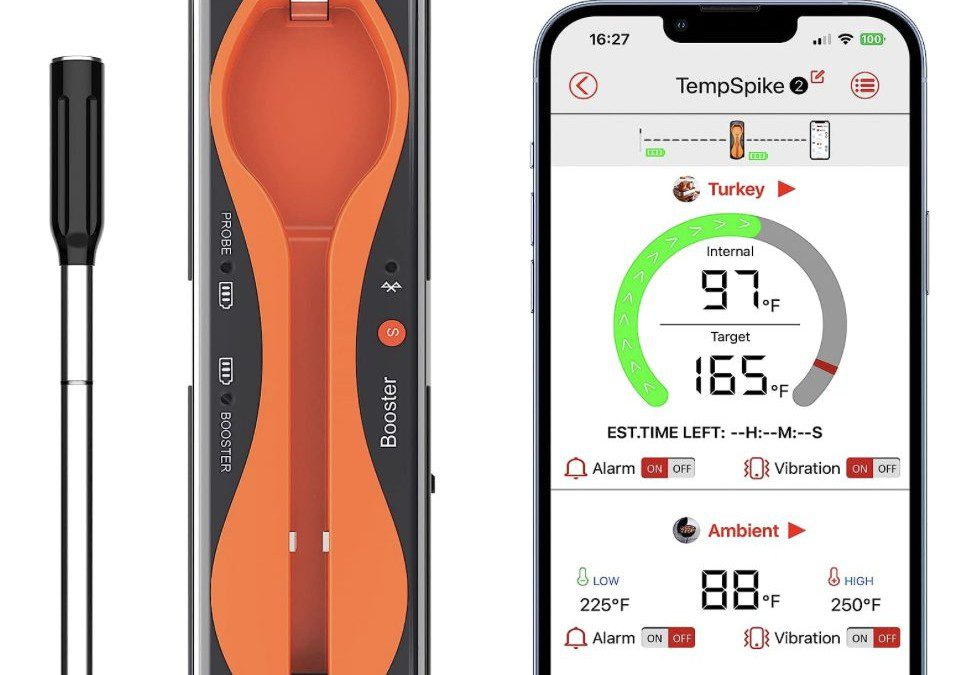 ThermoPro TempSpike 500FT Truly Wireless Meat Thermometer – $56.99 (Reg. $100)