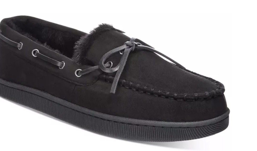 Men’s Moccasin Slippers $9.99 (Reg. $30) Macy’s Cyber Monday Sale