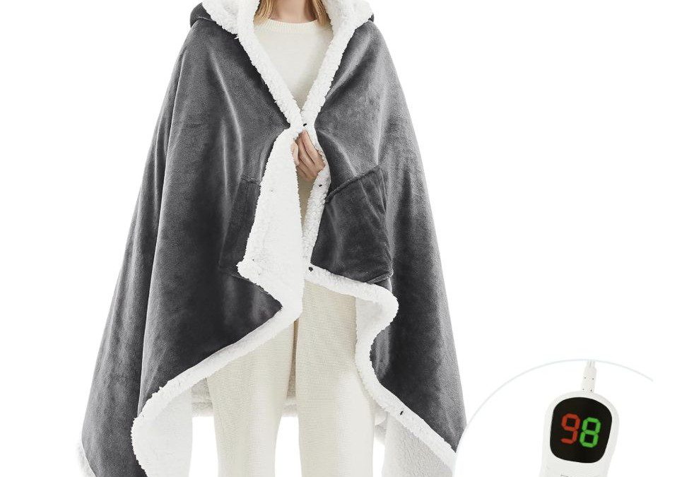 50% off Electric Wearable Blanket – $29.99 shipped!