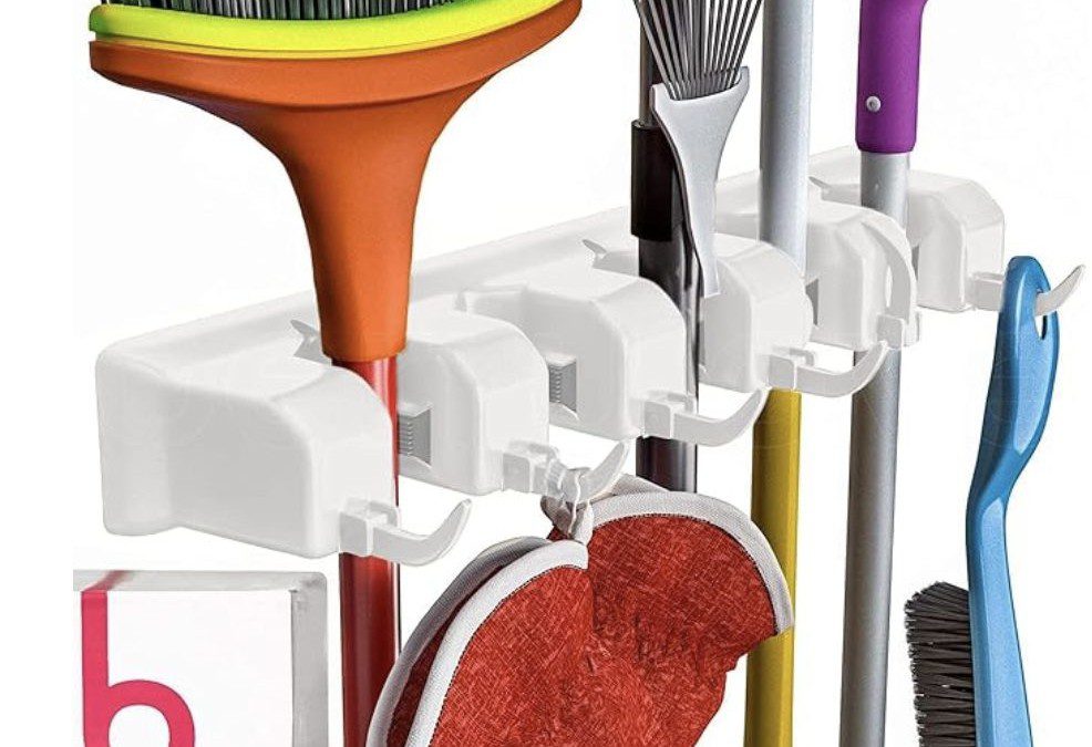 40% off Broom Holder and Garden Tool Organizer – Just $11.98 (Reg. 20)