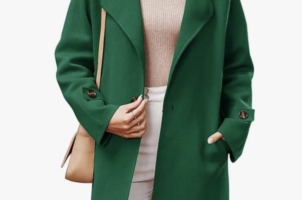 40% off Women’s Long Lapel Pea Coat – $32.99 shipped!