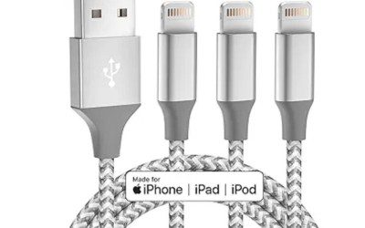 4 Pack 10 Ft iPhone Charging Cables – $3.99 shipped!