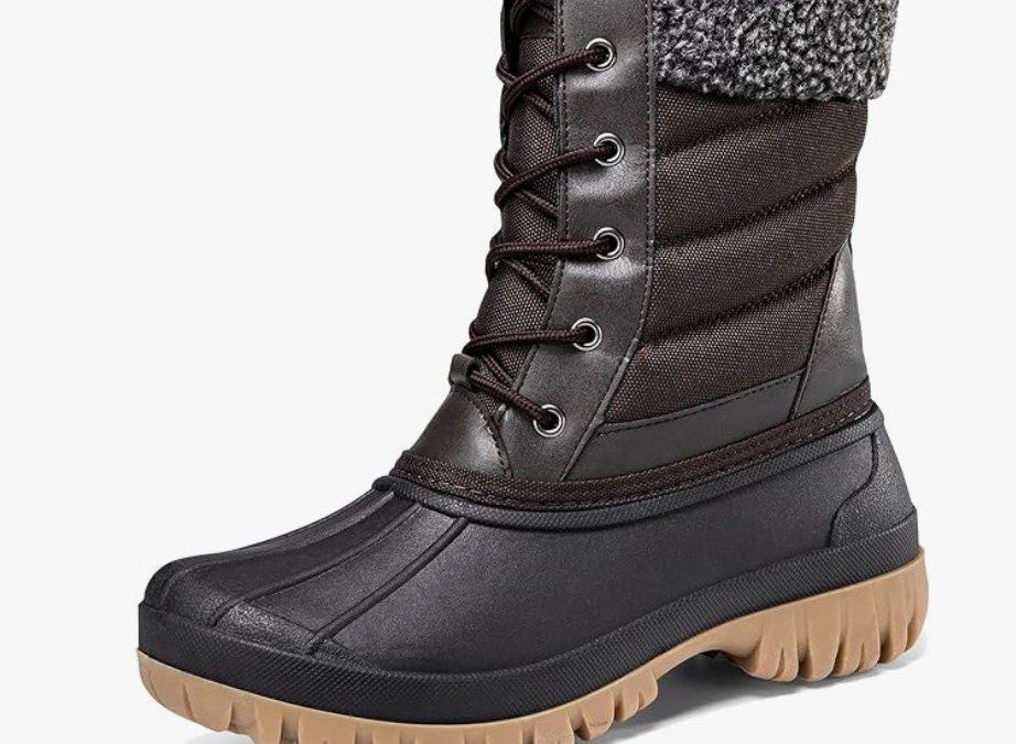 Winter Insulated and Waterproof Snow Boots – As low as $21. 49 shipped!