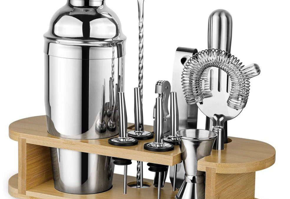 12 Piece Stainless Steel Cocktail Shaker Set – $18.49 shipped (Reg. $37)