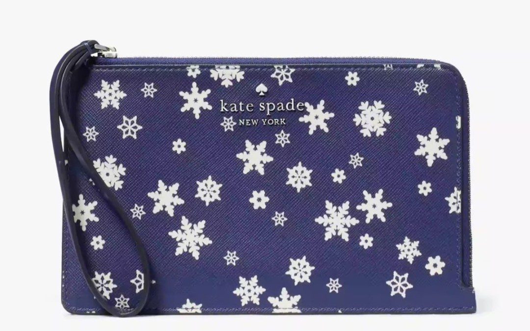 Kate Spade Staci Snowflake Medium Wristlet – Just $29.25 (Reg. $139)