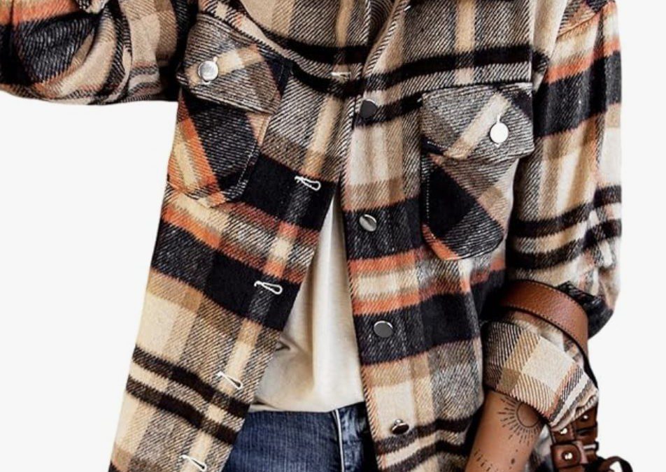 Women’s Long Sleeve Plaid Shirts – Just $17 shipped!