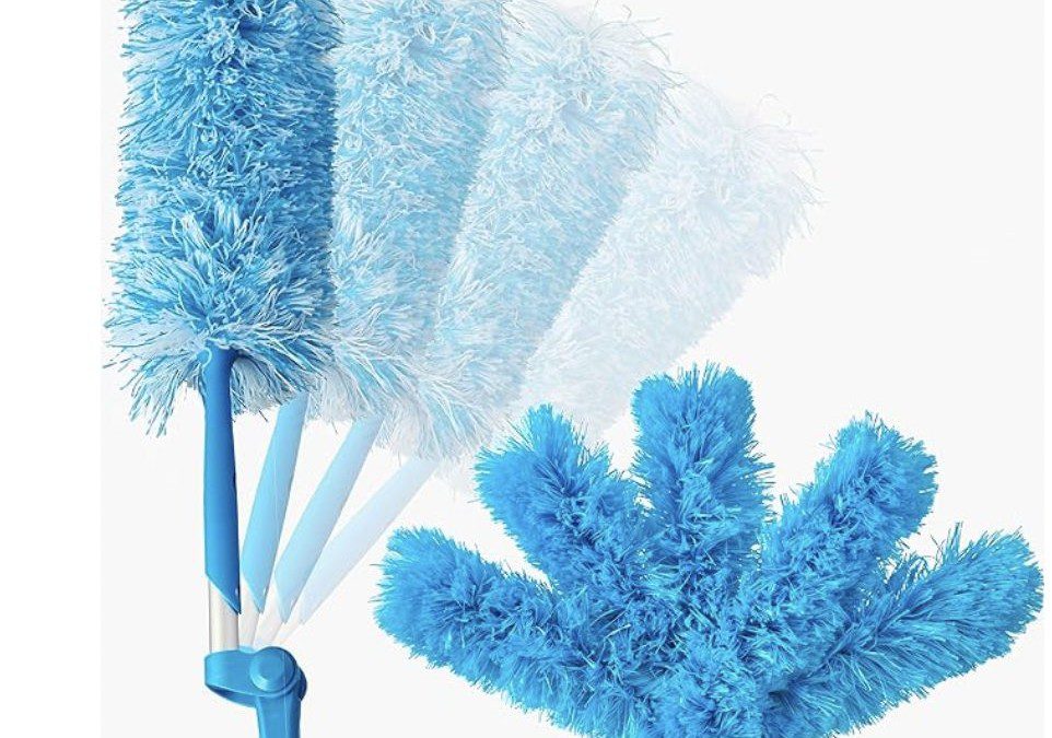 Extendable Washable Microfiber Duster and Blind Cleaner