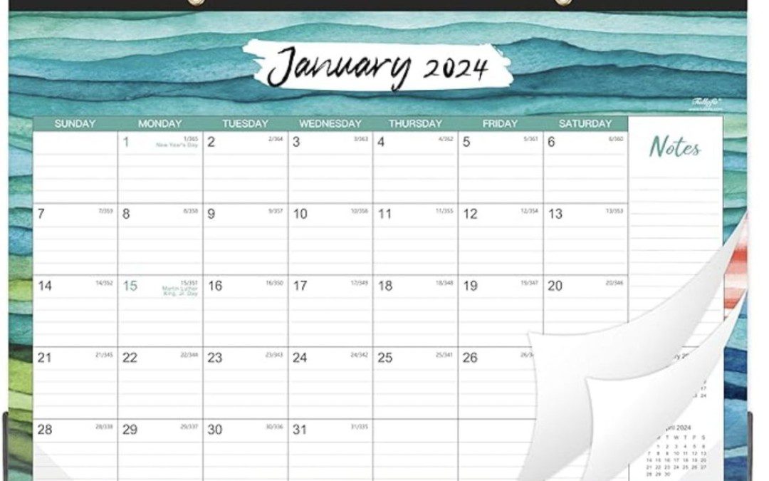 50% off 2024 Desk Calendar – Just $3.99 shipped!