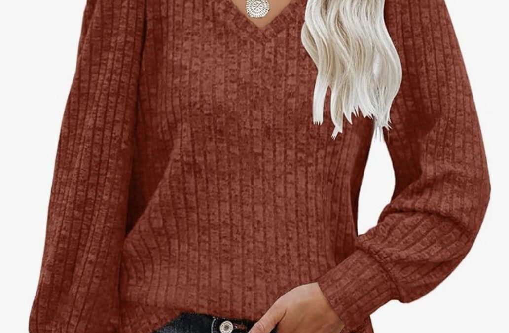Lightweight Fall Tops for $7.49 or Less! Sizes S-XXL