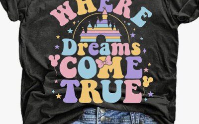 40% off Magical Disney Themed Graphic Design T-Shirts (S-XXL) – As low as $7.79