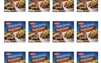 Lipton Beefy Onion Soup Mix – 12 Boxes – Just $10.02 ($.83 per Box!!!)
