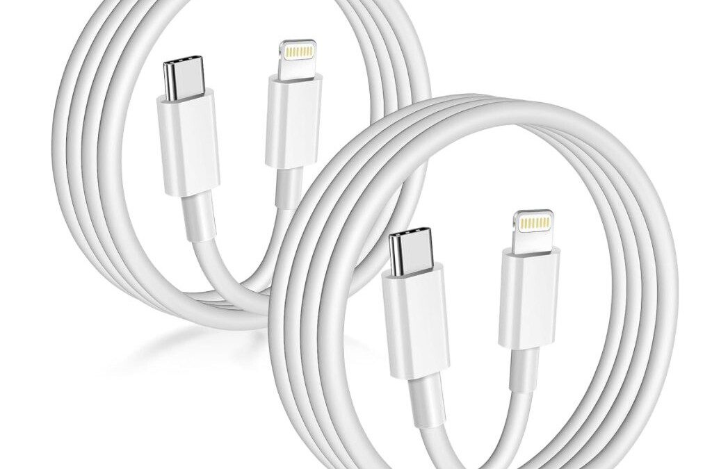 USB-C to Lightning Cable 2 Pack – 6 ft – Just $3.99 shipped!! (Reg $10)