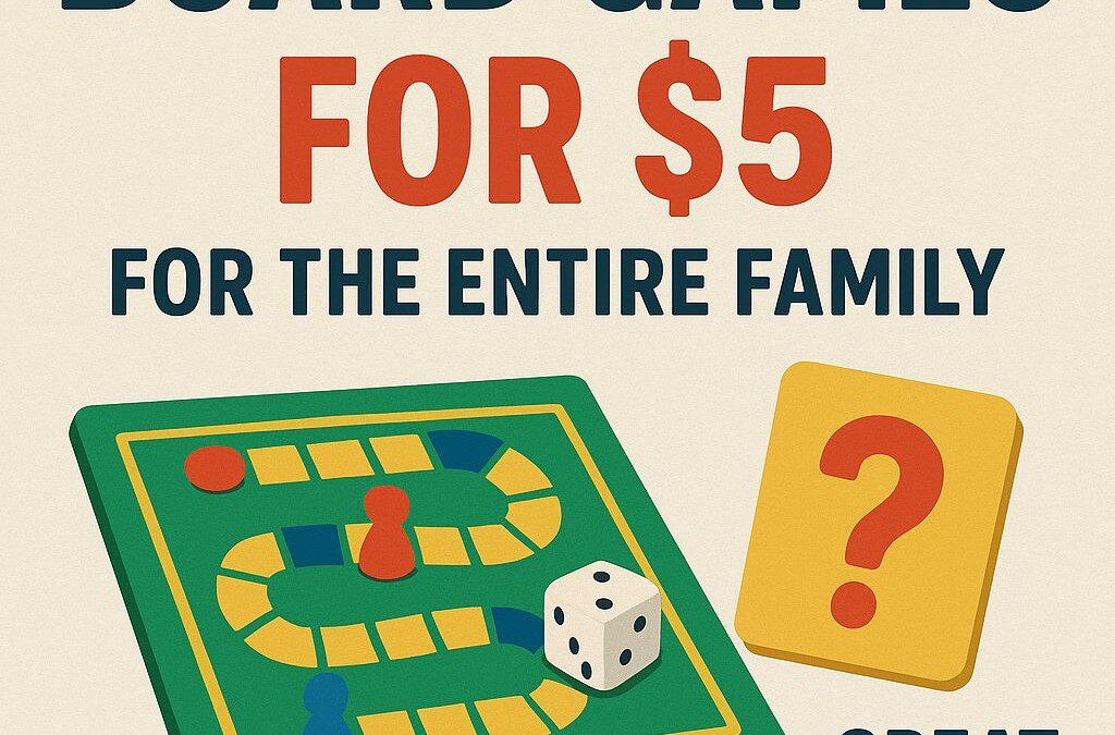 Game Night Just Got Cheaper — Board Games for $5!