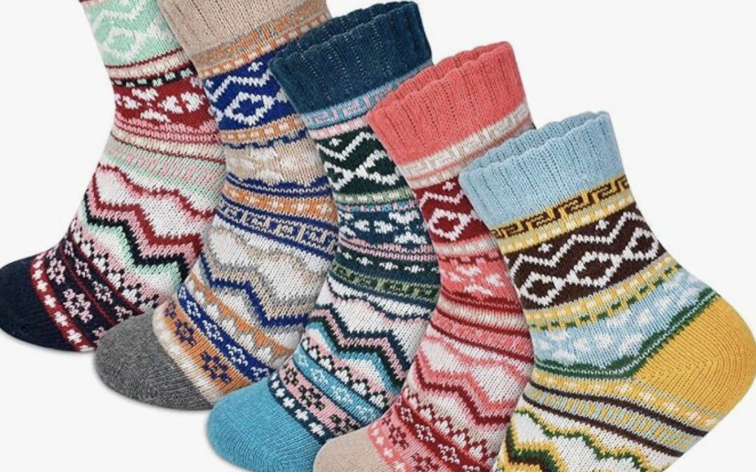 Warm Crew Socks – 5 Pair for just $3.99 shipped!
