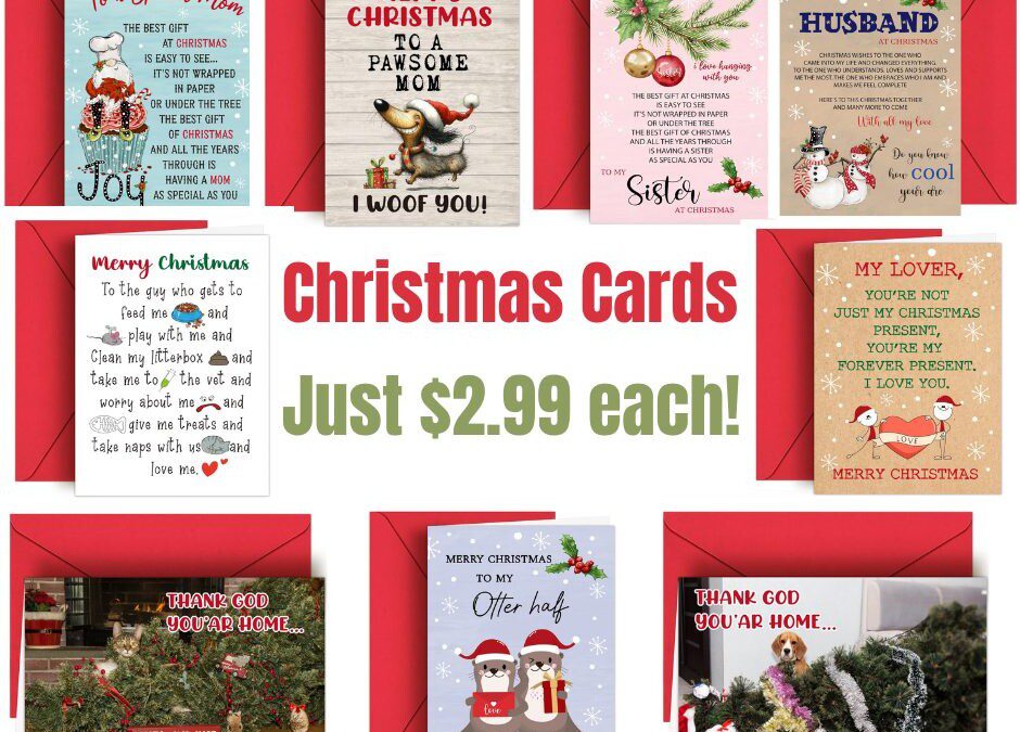 Christmas Cards For Family just $2.99 shipped!