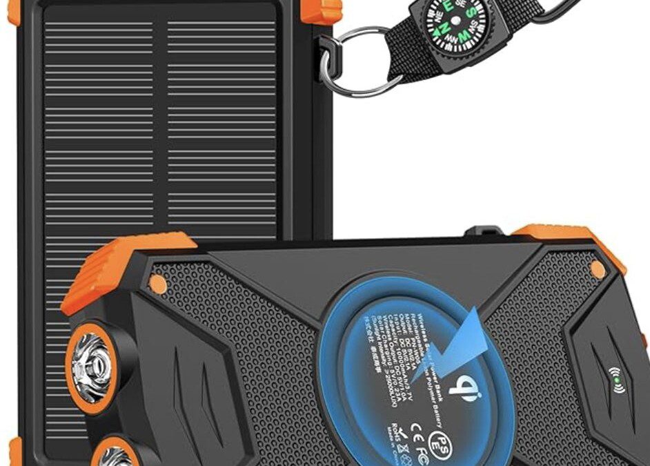 Highly Rated Solar-Powered Wireless Charger for just $26.99 (Reg $40!)