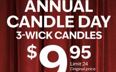 The BEST Bath & Body Works SALE of the YEAR!!!  All 3-Wick Candles just $9.95 each!
