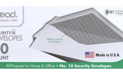Mead #10 Security Envelopes for just $1.08 for a 40 Count Box on Amazon! (Reg $5.09)