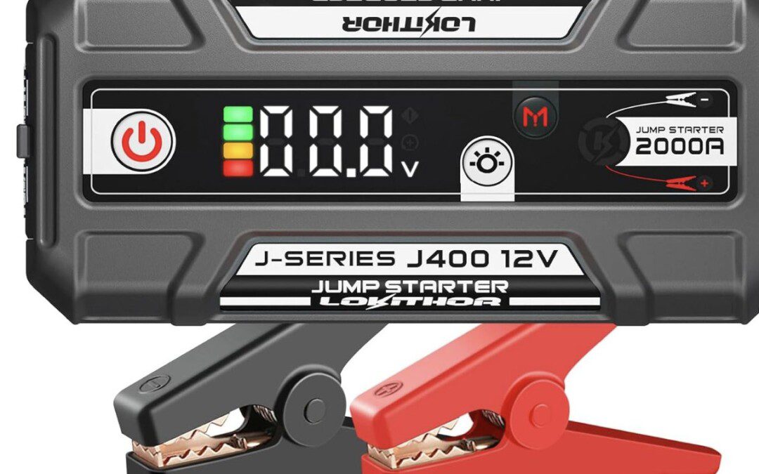 12V Portable Lithium Jump Starter for just $31 (Reg $80!)