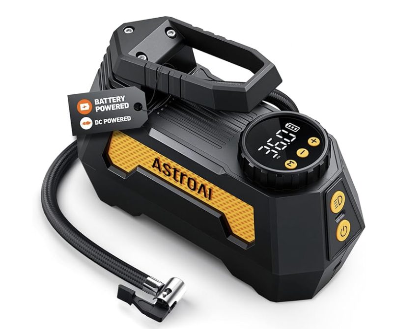 Portable Tire Inflator Air Compressor for $29.99 (Reg. $62.99)