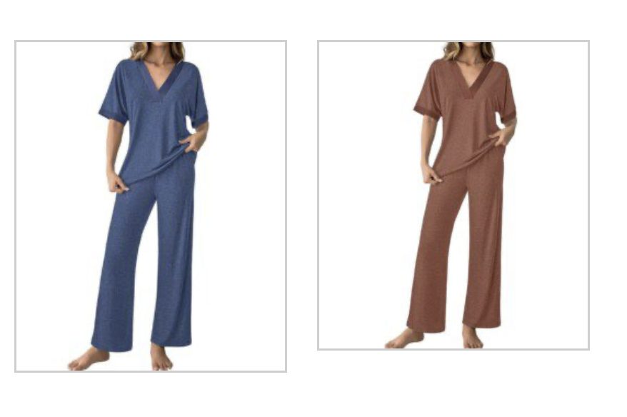 Two Piece Pajama Set in sizes S-XL starting at $11.49 on Amazon! (Reg $30)