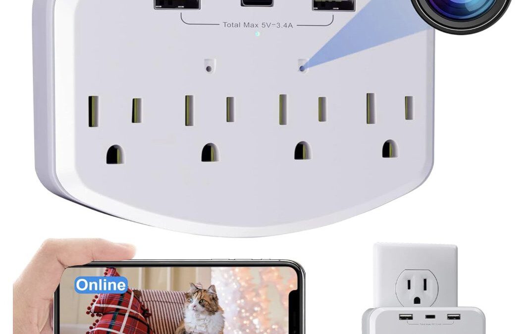 Wifi Camera Wall Outlet for $39.99 (Reg $80) Great for Pets!