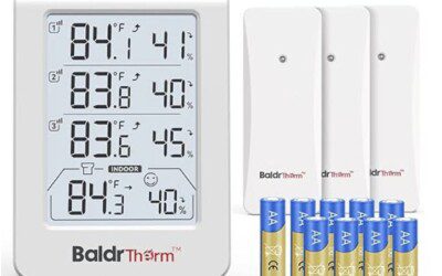 Solar Wireless Temperature & Humidity Monitor for just $15.39 (Reg $22(