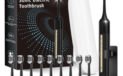 Sonic Electric Toothbrush for just $8.99 (Includes 10 Brush Heads!)