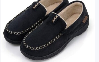 Men’s Moccasin House Slippers just $9.99 (Perfect for Father’s Day!)