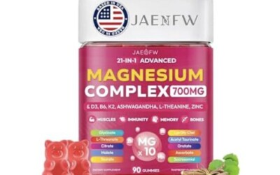 Magnesium Glycinate Gummies 700MG – Advanced Magnesium Supplement for Sleep – Just $8.99