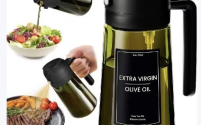 Glass Olive Oil Sprayer for just $4.99