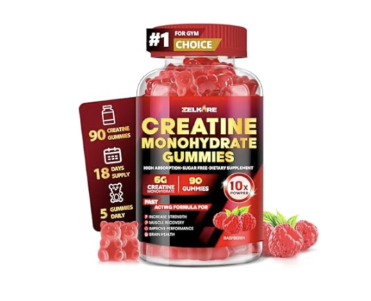 Creatine Monohydrate Gummies – Sugar Free – Just $8.99 (Reg $30!)