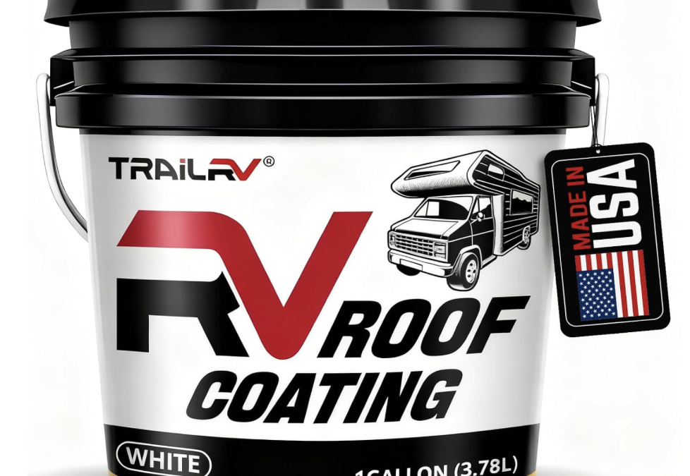RV Roof Sealant Solar Reflective, Waterproof, White, 1 Gallon for $25