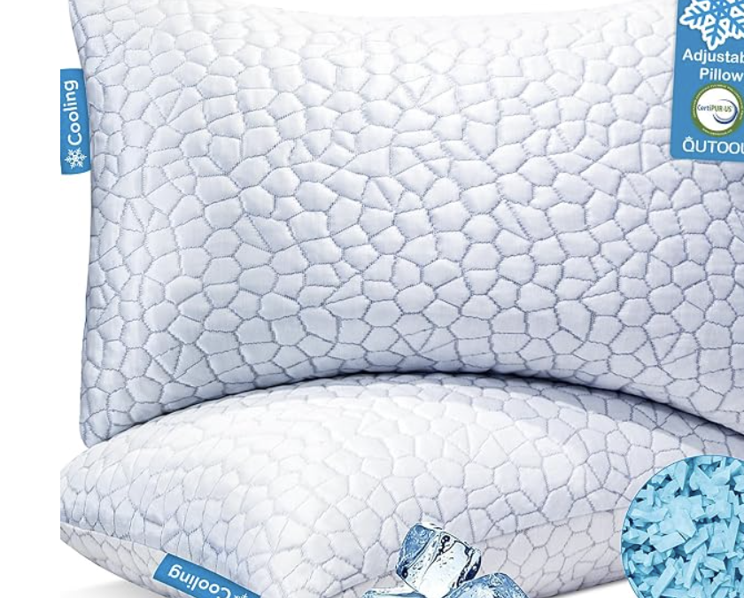 Set of 2 Cooling Pillows for $37.99 shipped!